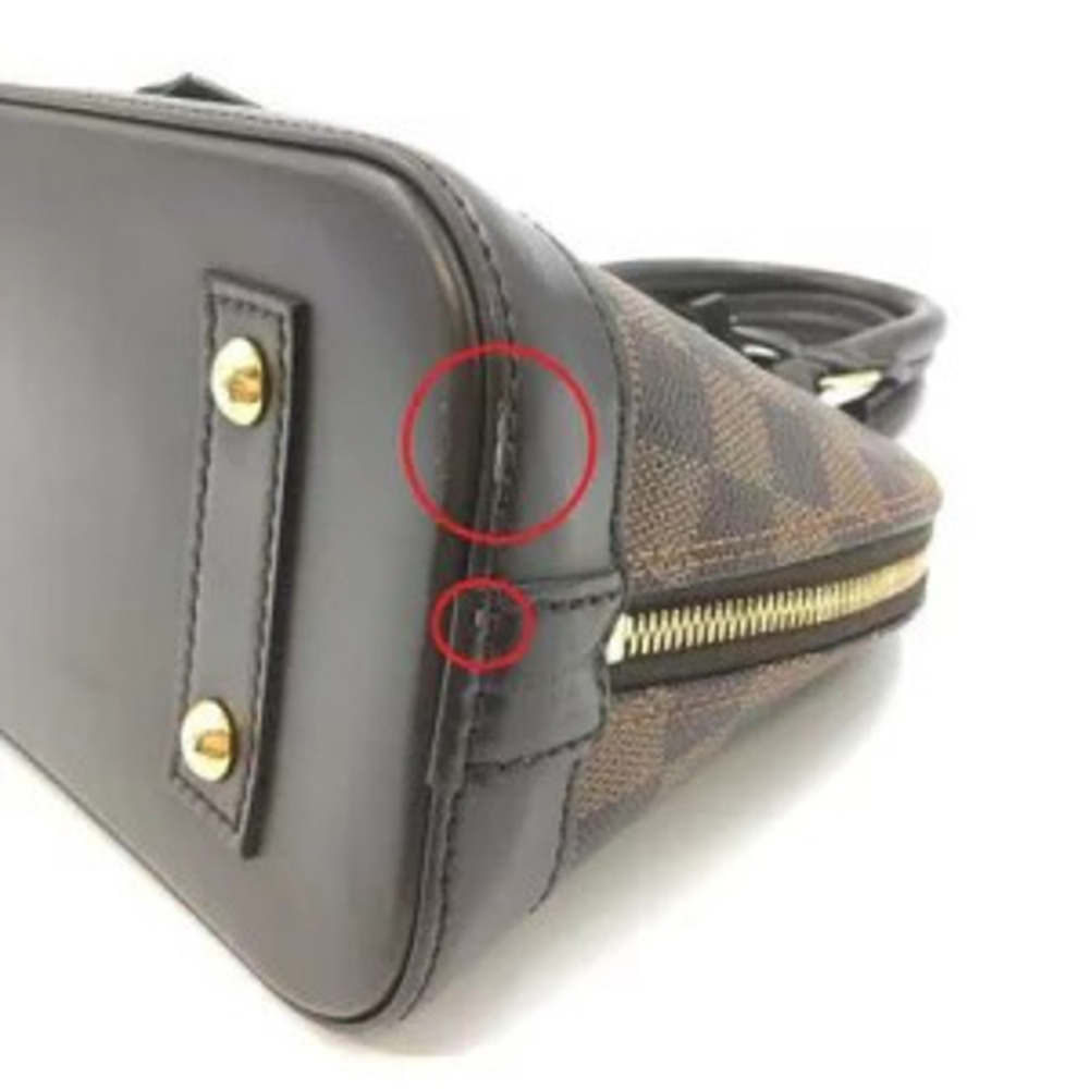 LOUIS VUITTON Alma Damier Ebene Brown - Picture 5 of 9